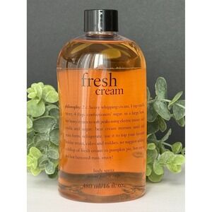 Philosophy FRESH CREAM Body Spritz 480 mL/ 16 fl oz, Sealed No Pump